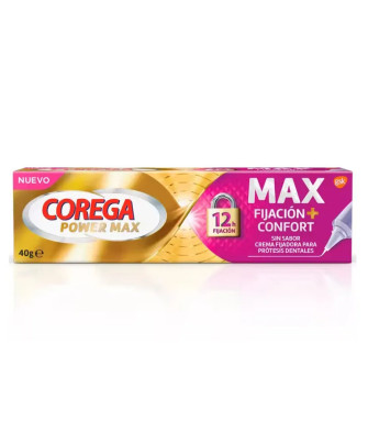 Fixation forte et confortable avec Corega Max 40g