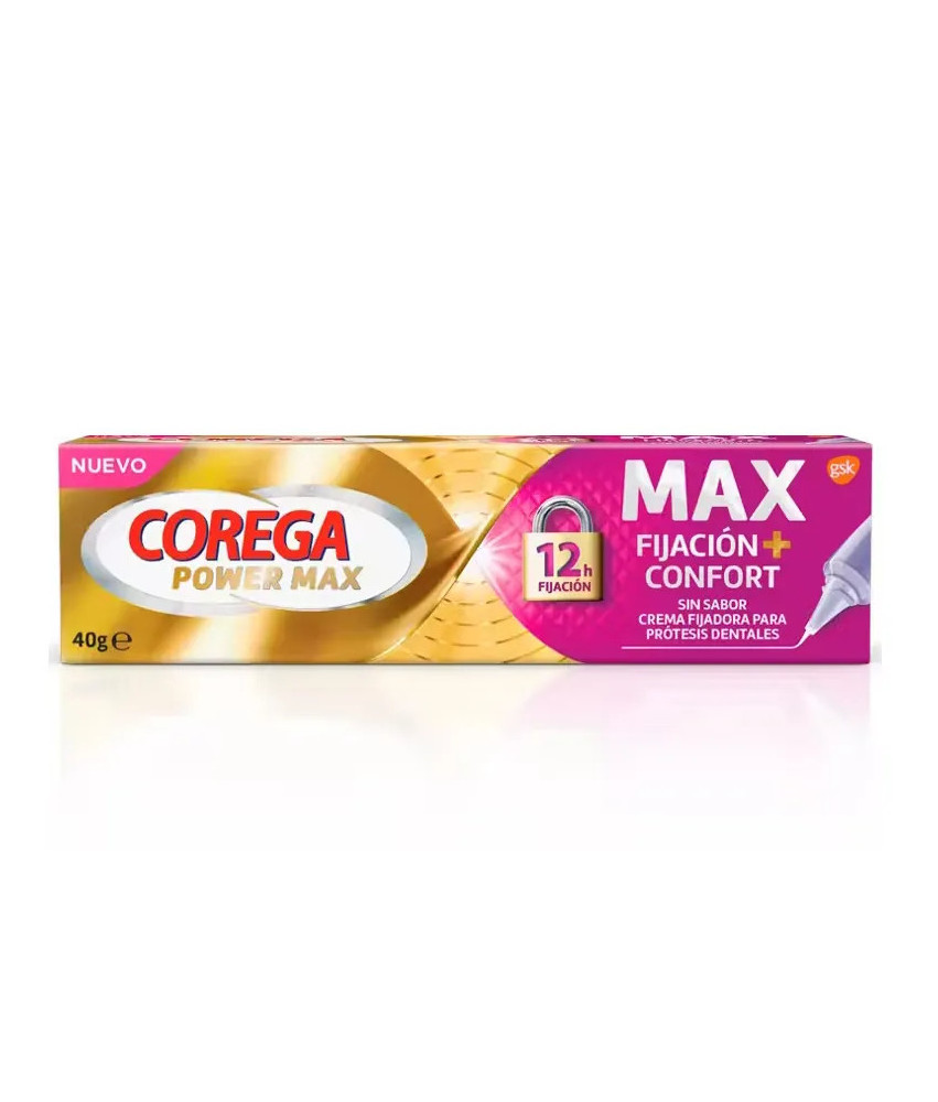 Fixation forte et confortable avec Corega Max 40g