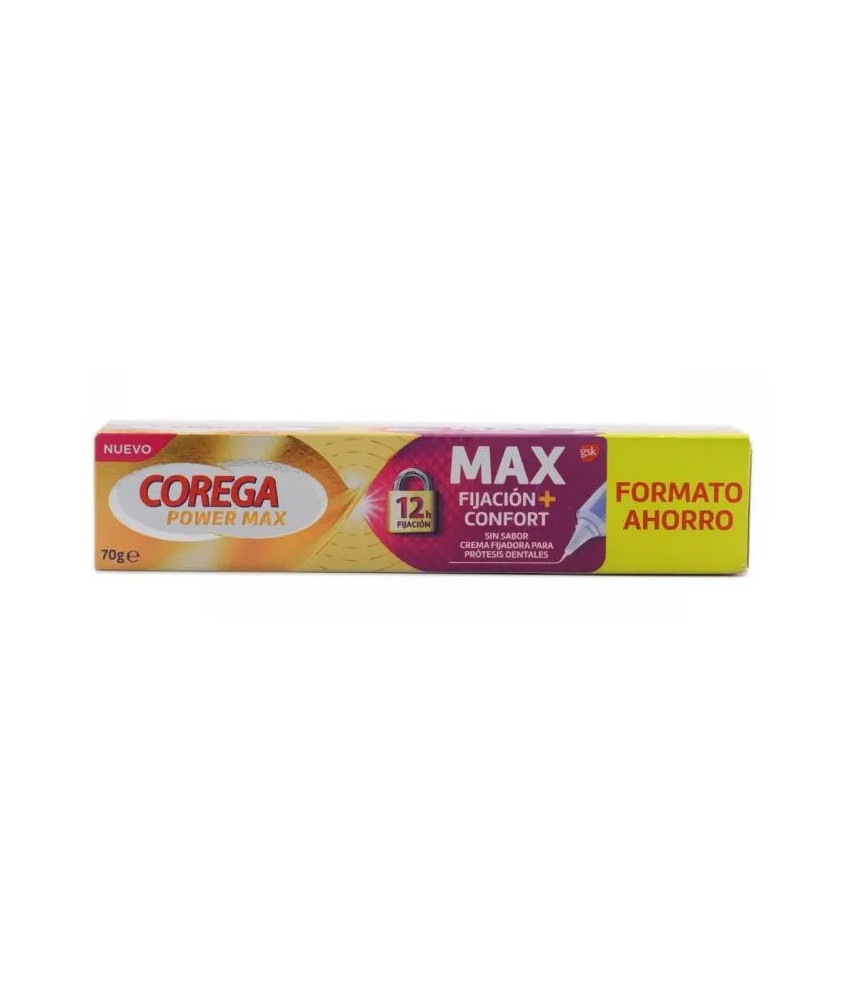 Fixation ultra-forte : Crème Corega Power Max 70g