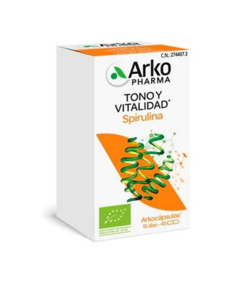 Arkocaps Spiruline Bio 45 Gélules - Boostez votre santé naturellement