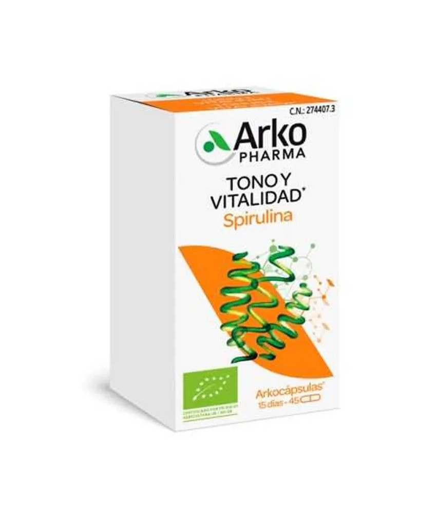 Arkocaps Spiruline Bio 45 Gélules - Boostez votre santé naturellement