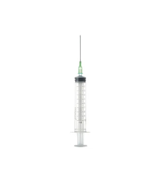 Seringue 10ml avec Aiguille 0,8x40 G21 pour Test