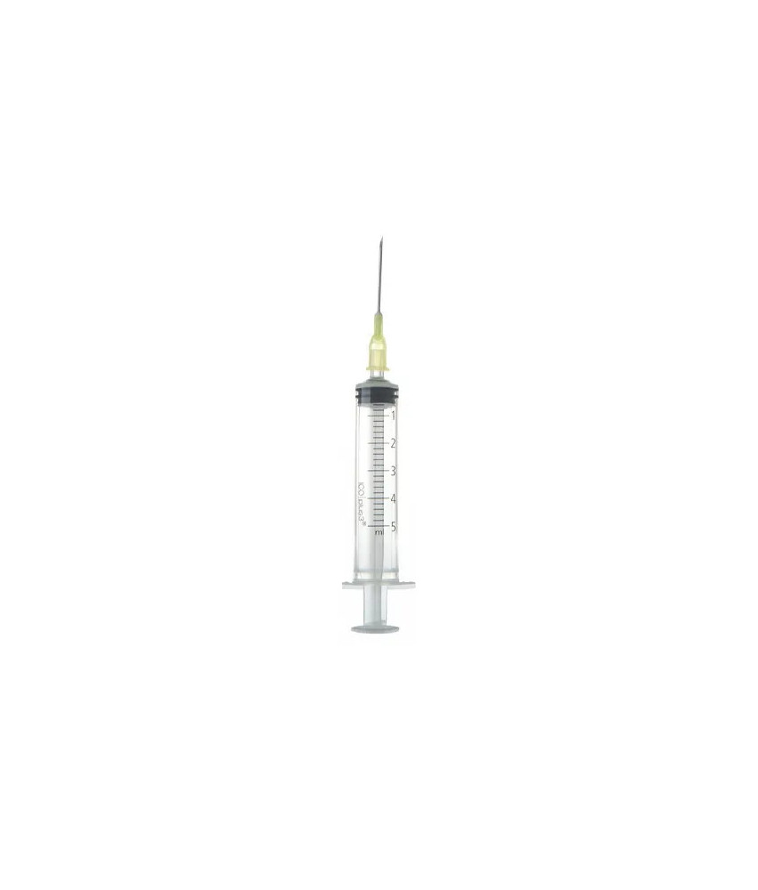 Seringue Ico Plus 0,9x25 5ml G20 1 pour Tests