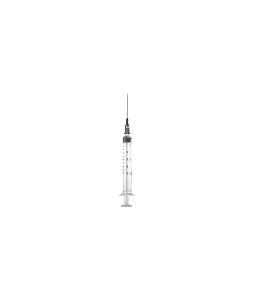Seringue ICO avec Aiguille 0,7x30 2,5ml G22 - Idéale pour les Tests
