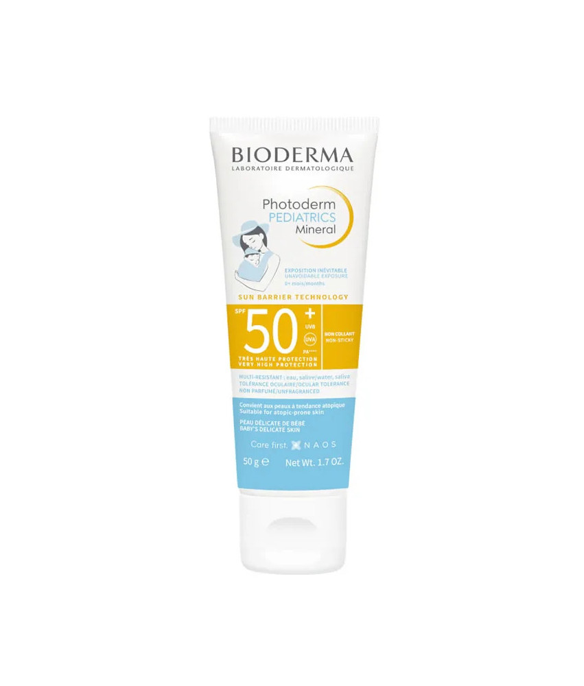 Protection solaire pour enfants avec Bioderma Photoderm Kids Mineral SPF50