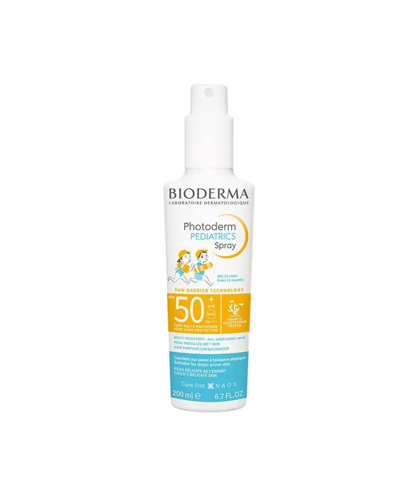 Protection solaire pour enfants: Bioderma Photoderm Spray SPF50+ 200ml