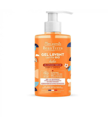 Gel de Douche Bio Bébé Beauterra - Parfum délicat 750ml