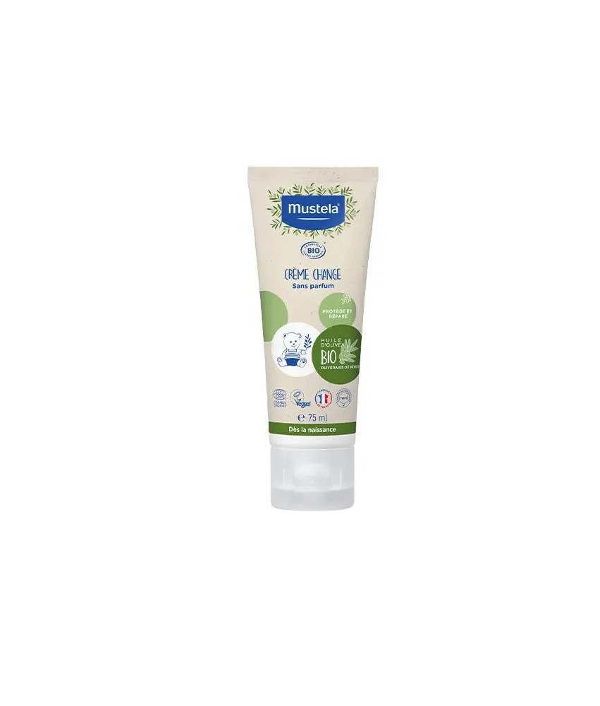 Crème de Couche Bio 75 ml - Soins naturels pour bébé par Mustela