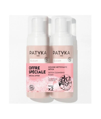 Nettoyez en profondeur avec Patyka Duo Mousse Détox 2x 150ml