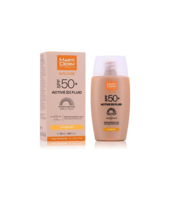 Protection solaire maximale avec Martiderm Sun Care Active Fluid SPF 50+