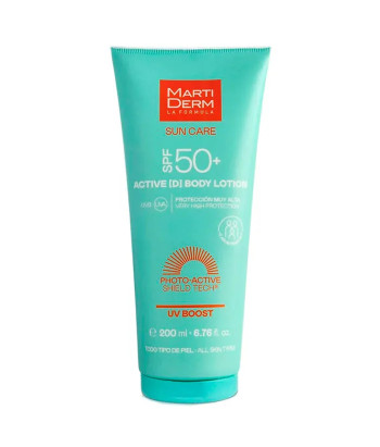 Protection solaire maximale pour le corps: Martiderm Actived D SPF50 200ml