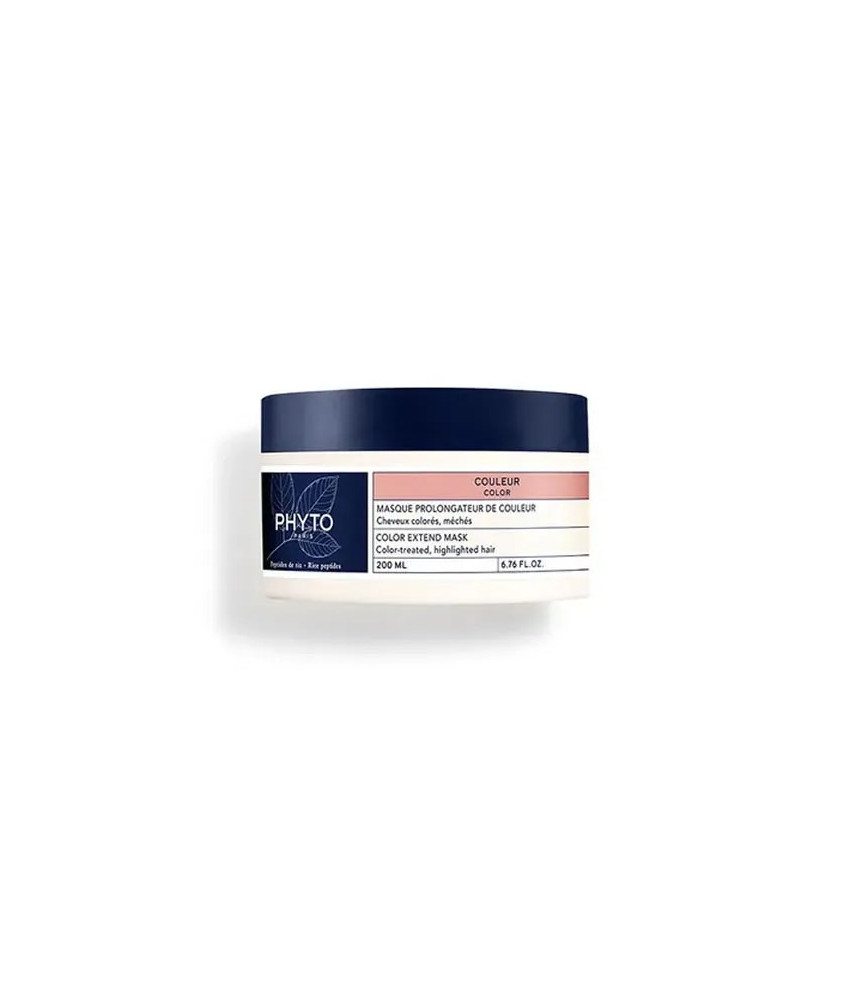 Découvrez le Phyto Masque Prolongateur De Couleur 200ml pour des cheveux éclatants plus longtemps. Idéal pour nourrir et protége