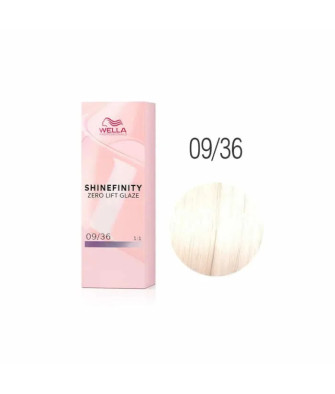 Donnez de l'éclat à vos cheveux avec le Glaze Wella Shinefinity 9-36 Vanille Blonde Très Claire