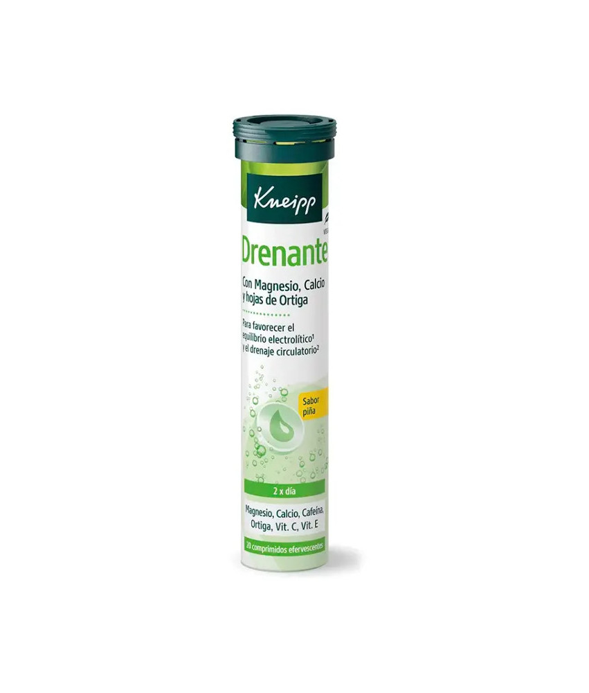 Comprimés effervescents ananas Kneipp Drenante - Nutrition naturelle