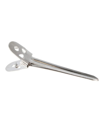 Pince à Cheveux Eurostil Metalica Moyenne 1un
