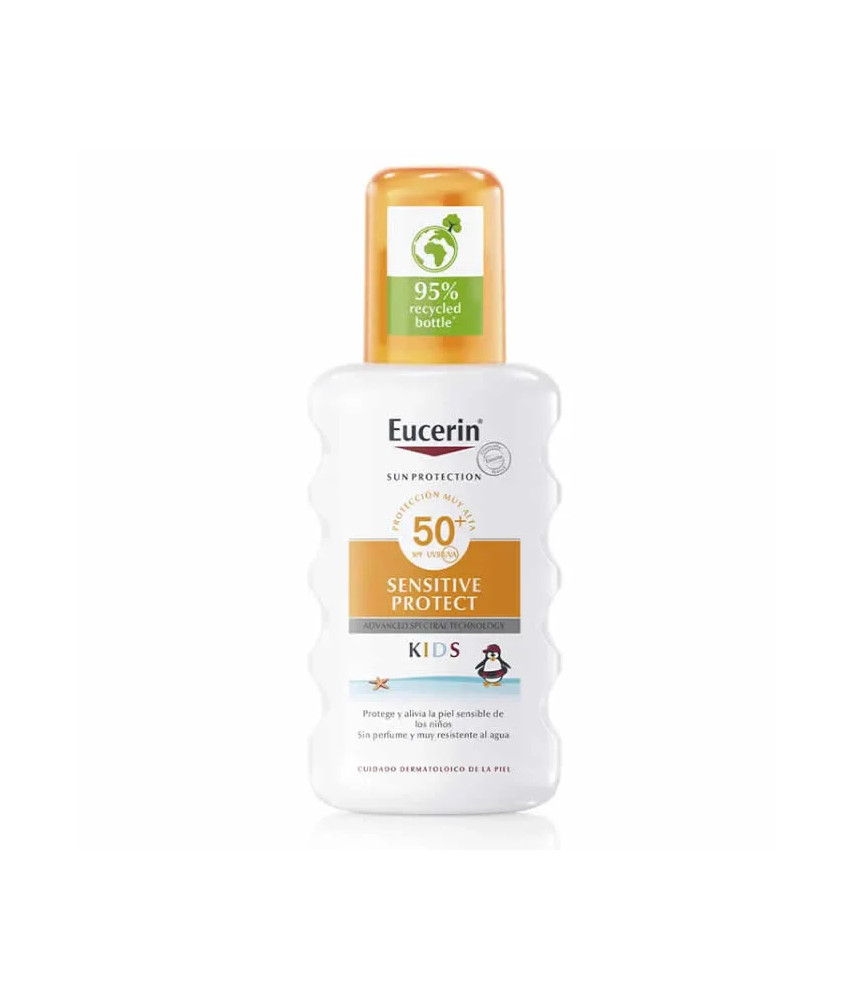 Eucerin Sun Sensitive Protect Kids Spf50+ Spray 200ml - Protection Solaire Enfants