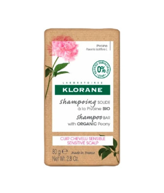 Shampooing solide Klorane à la Pivoine Bio 80 g