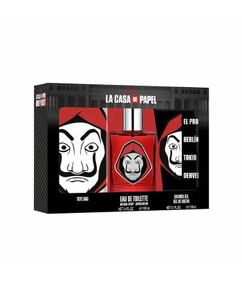 Coffret La Casa De Papel 3 produits 100ml - Parfum Netflix