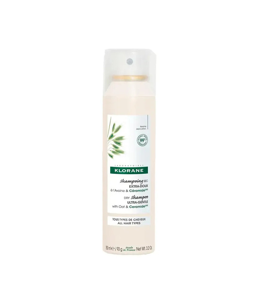 Shampoing sec Klorane au Lait d'Avoine - 150 ml