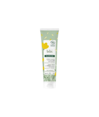 Klorane Crème de Change Bébé Bio 100 ml - Protection douce pour la peau