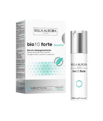 Éclaircissant peaux tachées: Bella Aurora Bio10 Forte Sensitive 30ml