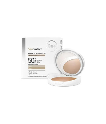 BE+ Skin Protect Maquillage Compact SPF50 pour Peaux Foncées