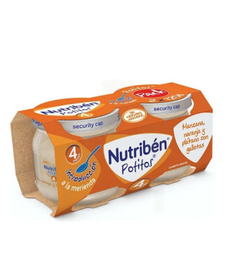 Nutribén Pot Banane, Orange et Biscuit 2x190g