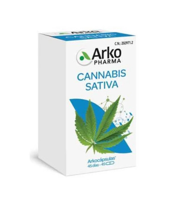 Arkocaps Cannabis Sativa 45 Gélules - Bienfaits naturels du chanvre