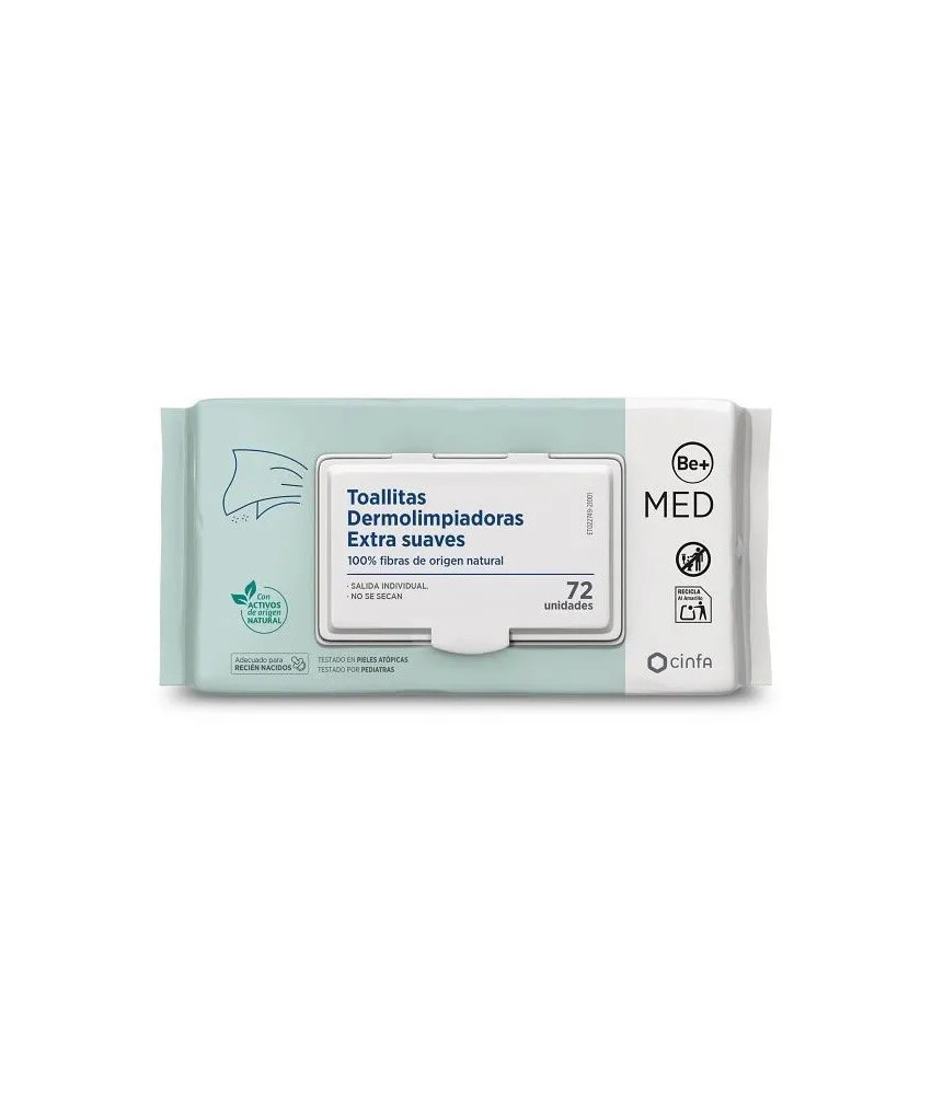  Lingettes Pédiatriques BE+Med 72 Unités : Douceur et Protection