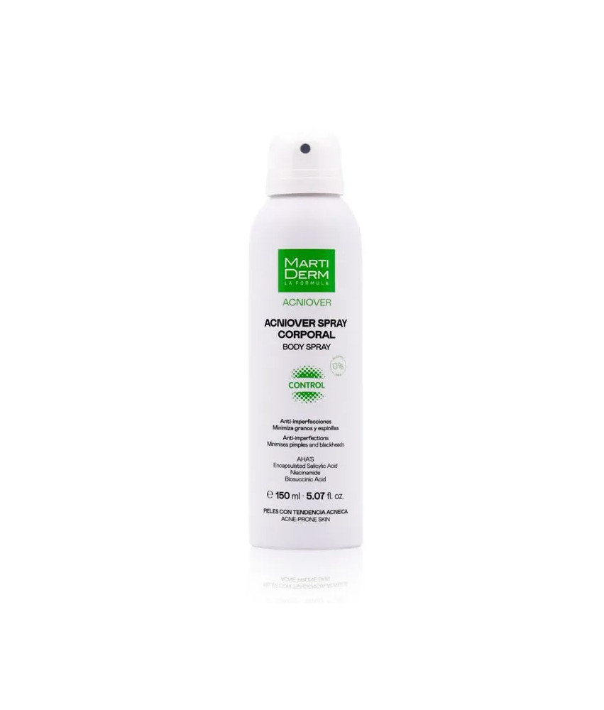 Spray Corporel Acniover De Martiderm 150ml - Solution anti-acné efficace