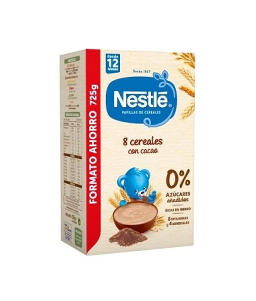 Bouillie 8 Céréales au Cacao 725g de Nestlé - Petit déjeuner sain