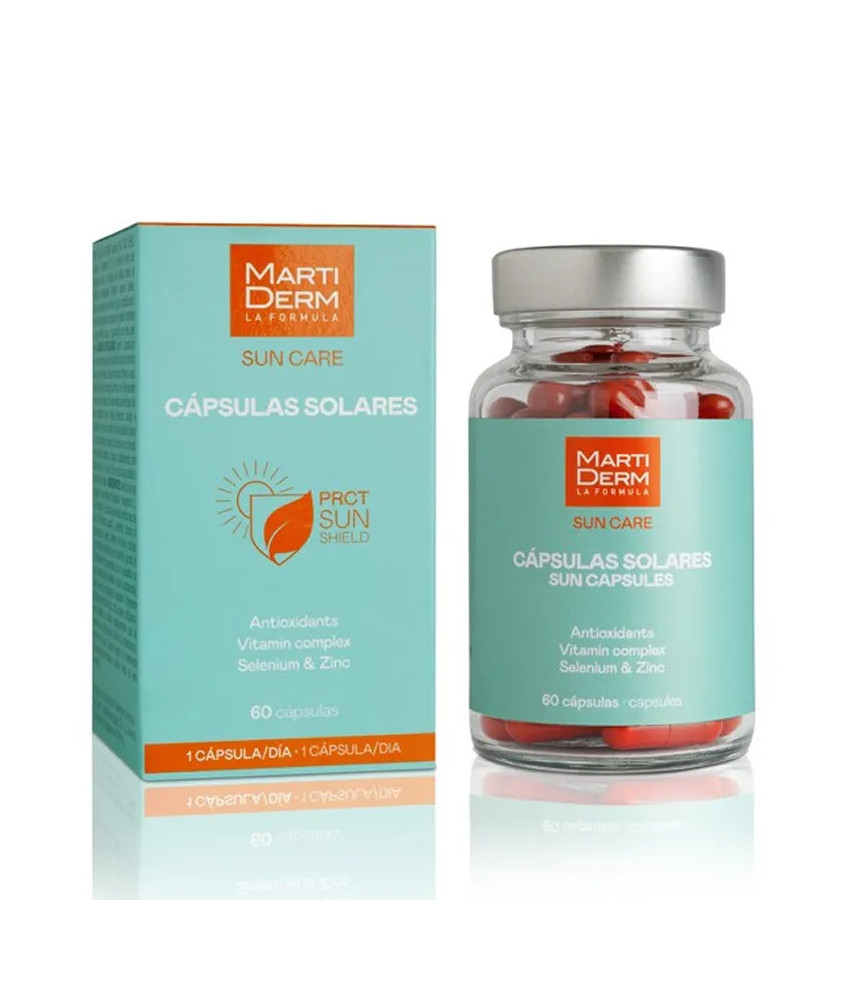 Protection solaire en capsules : Martiderm Sun Care Gélules 60U