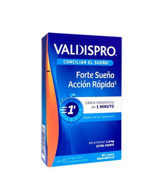Valdispro Forte: 40 Comprimés pour un Sommeil Rapide
