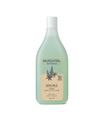 Shampooing Sensible Cheveux Délicats 400 ml - Mussvital Botanics
