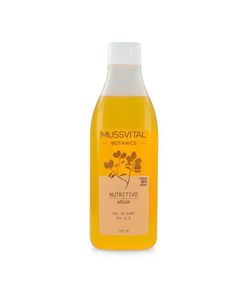 Gel de bain à l'argan Mussvital Botanics 750ml