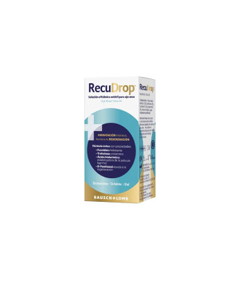 Solution Ophtalmique pour Œil Sec: Bausch Recudrop 10ml