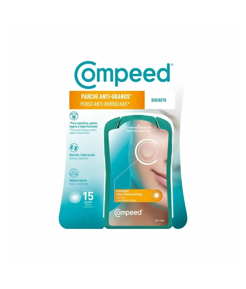 Patches anti-grain discrets Compeed 15 u