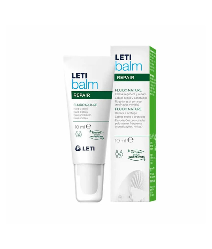 Apaise et répare les lèvres avec Leti Letibalm Fluide Nature