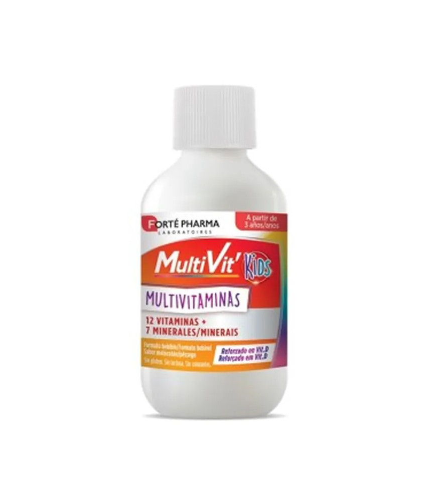 Vitamines enfants délicieuse saveur pêche - Forte Pharma 150 ml