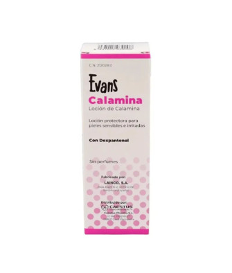 Lotion calamine Evans 125 ml - Apaise les irritations