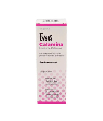 Lotion calamine Evans 125 ml - Apaise les irritations