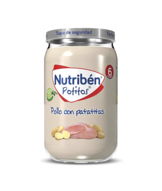 Nutribén Poulet & Pommes de Terre Pot 235 g: Délicieux Repas pour Bébé