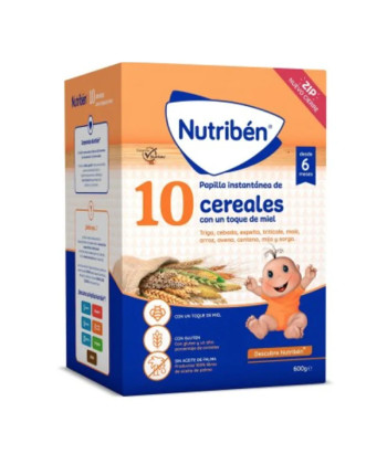 Nutribén 10 Céréales Bouillie 600 g: Délice nutritif pour bébé
