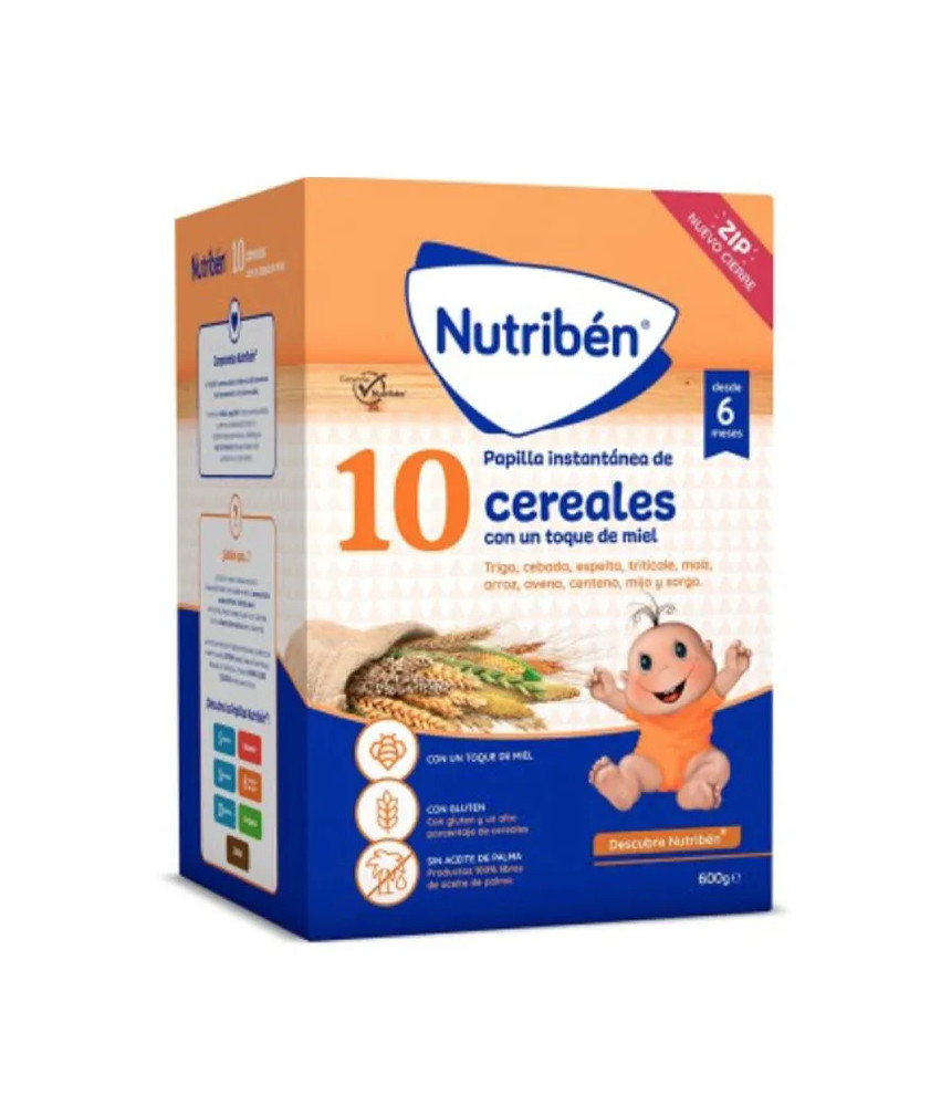 Nutribén 10 Céréales Bouillie 600 g: Délice nutritif pour bébé