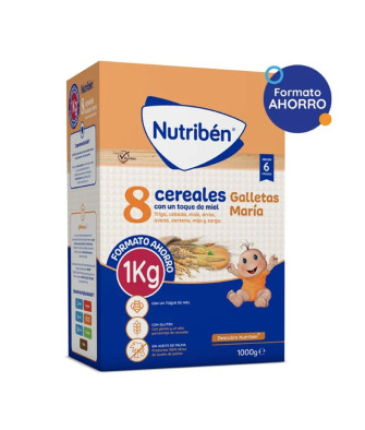 Nutribén 8 Céréales Miel & Biscuits María 1 kg