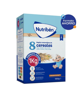 Bouillie 8 Céréales Nutribén 1kg | Délicieux et nutritif