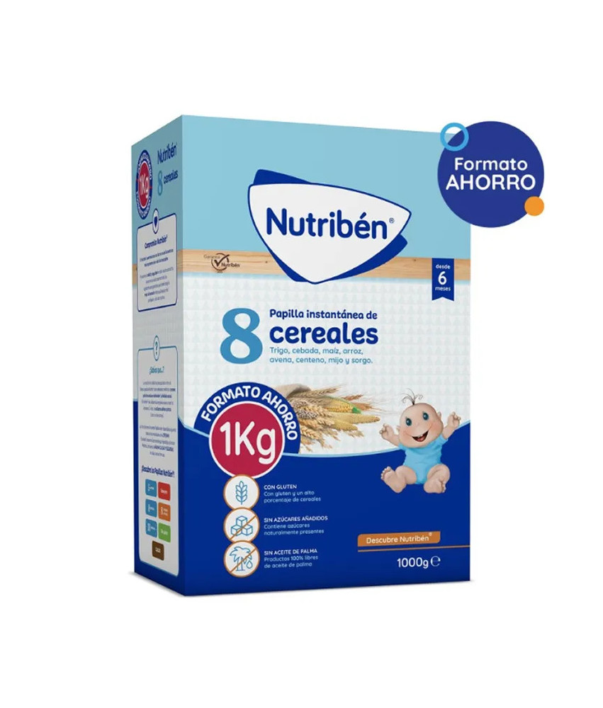 Bouillie 8 Céréales Nutribén 1kg | Délicieux et nutritif