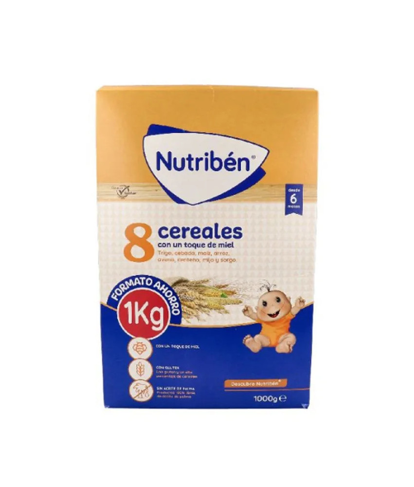 Nutribén 8 Céréales avec Miel 1 kg: Savourez un délicieux mélange!