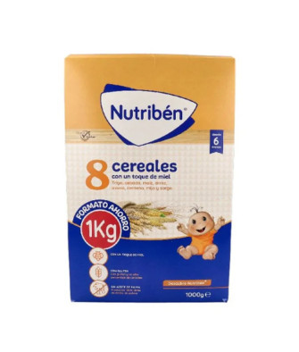 Nutribén 8 Céréales avec Miel 1 kg: Savourez un délicieux mélange!