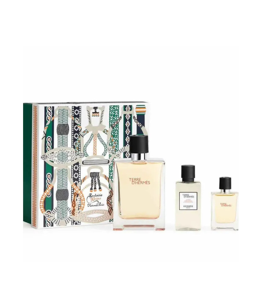Coffret Terre D'Hermès Eau De Toilette 100ml - Ensemble de 3 pièces